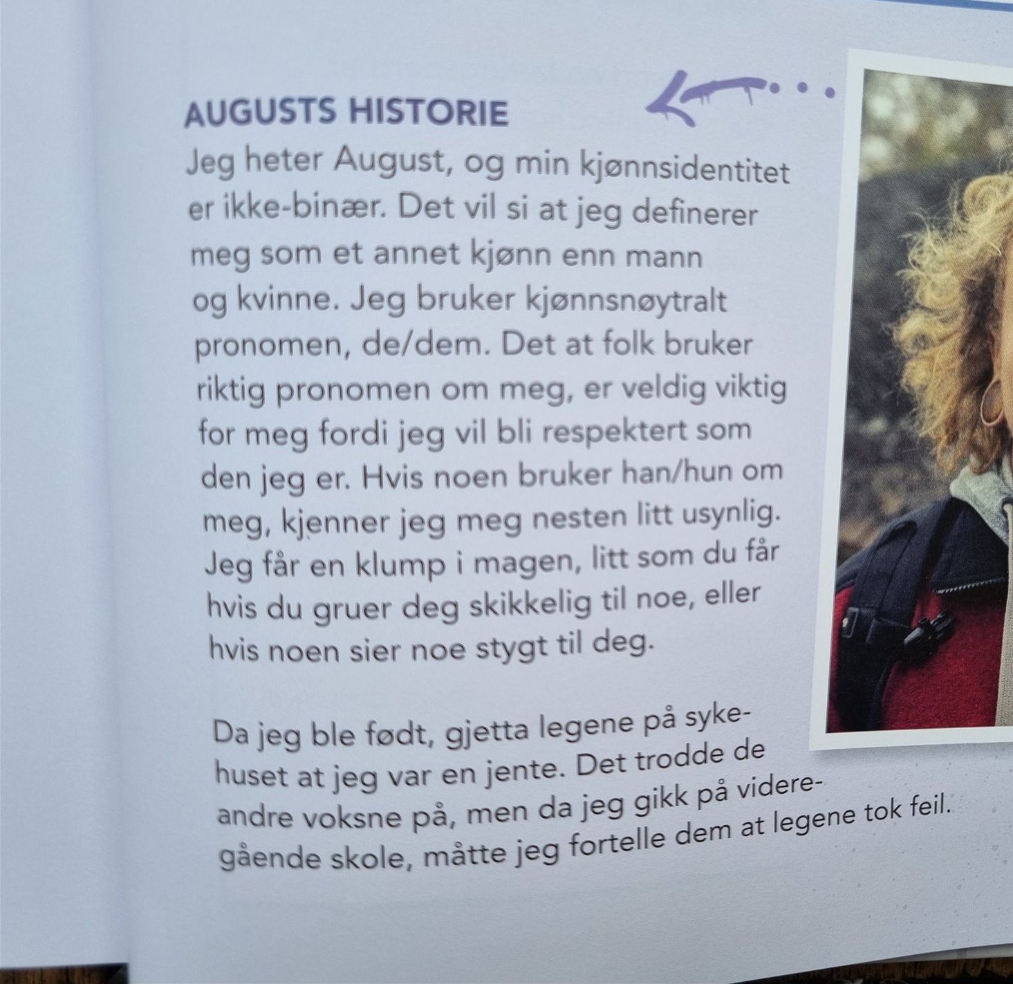 23. juni: - Man kan være en blanding av gutt og jente