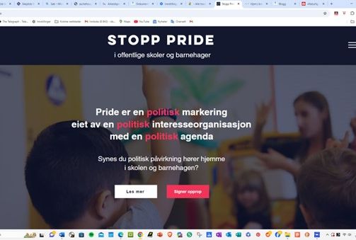 13. juni: Stopp Pride i offentlige skoler og barnehager